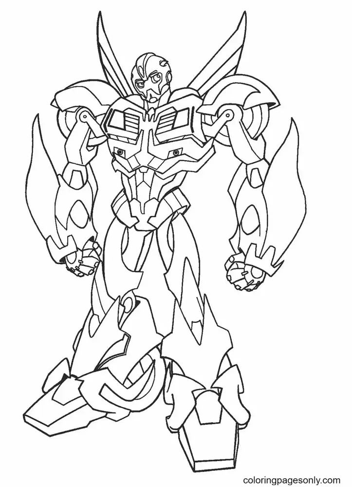 Çocuklar İçin Transformers Boyama Sayfaları 