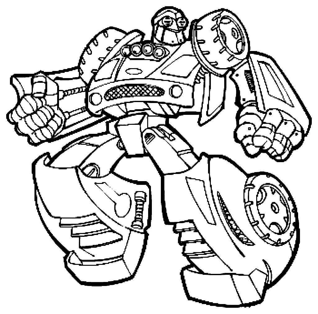 Çocuklar İçin Transformers Boyama Sayfaları 