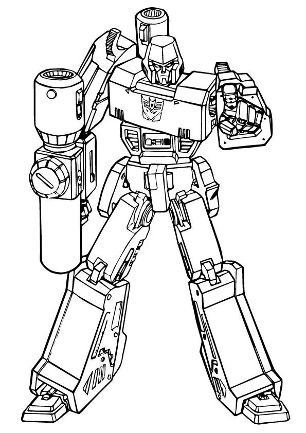 Çocuklar İçin Transformers Boyama Sayfaları 