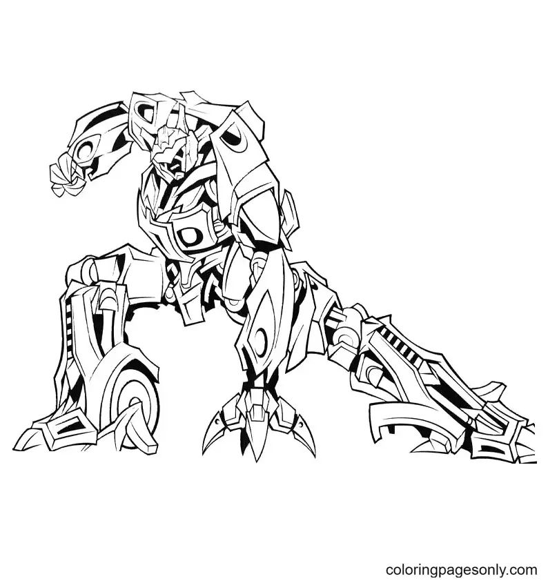 Çocuklar İçin Transformers Boyama Sayfaları 