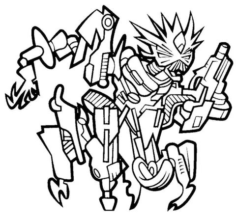 Çocuklar İçin Transformers Boyama Sayfaları 