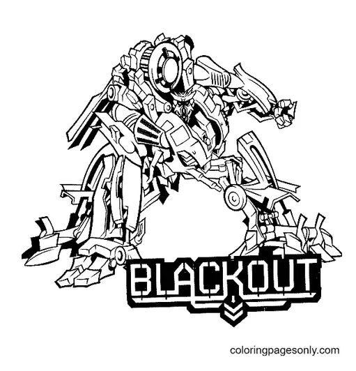 Çocuklar İçin Transformers Boyama Sayfaları 