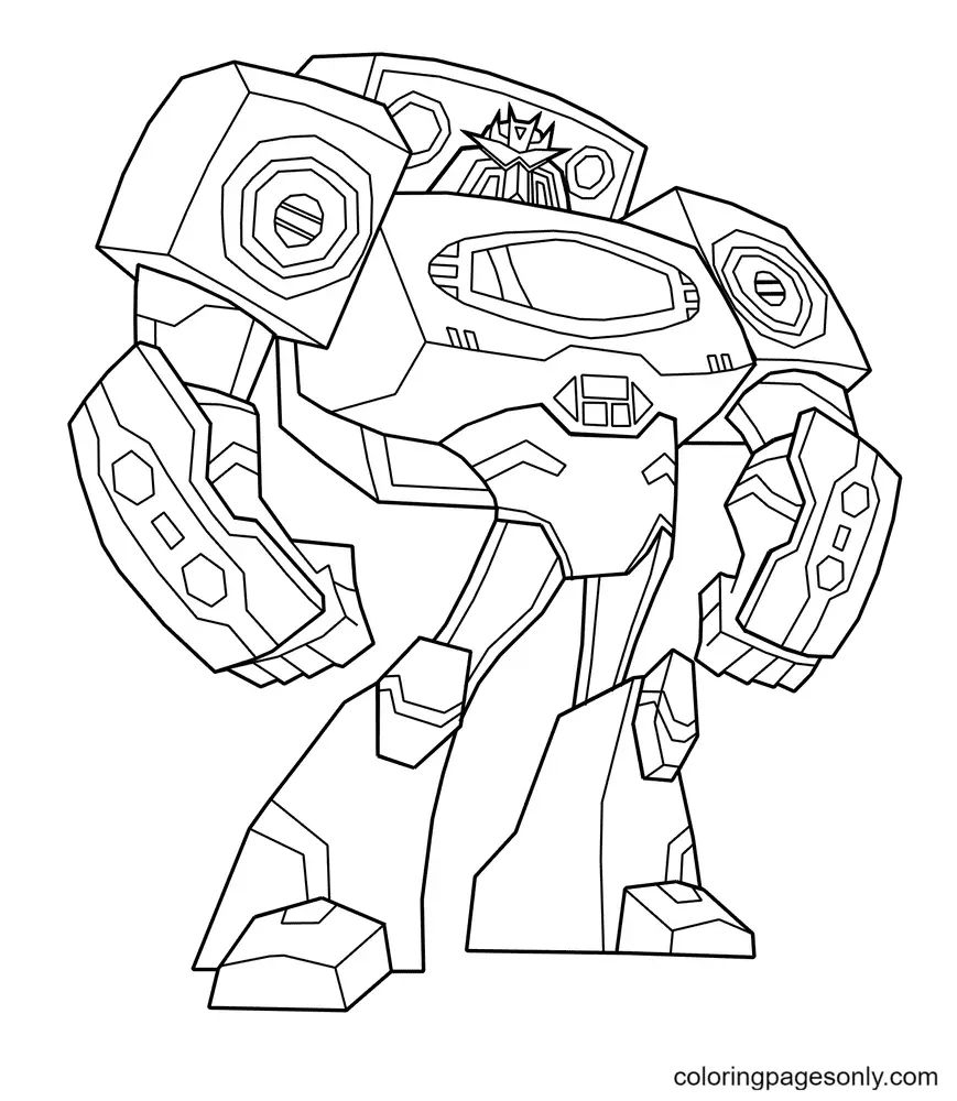 Çocuklar İçin Transformers Boyama Sayfaları 