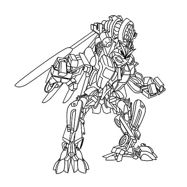 Çocuklar İçin Transformers Boyama Sayfaları 