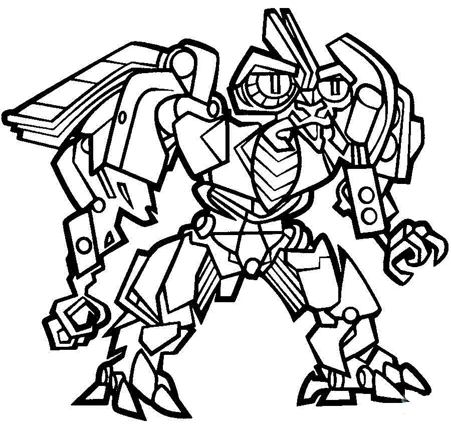 Çocuklar İçin Transformers Boyama Sayfaları 