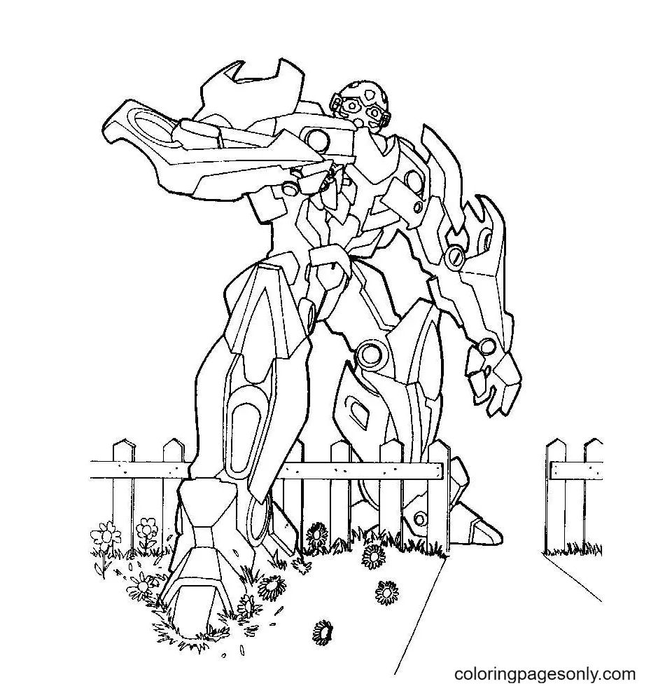 Çocuklar İçin Transformers Boyama Sayfaları 