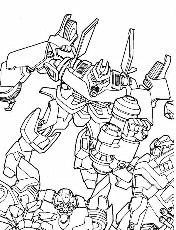 Çocuklar İçin Transformers Boyama Sayfaları 
