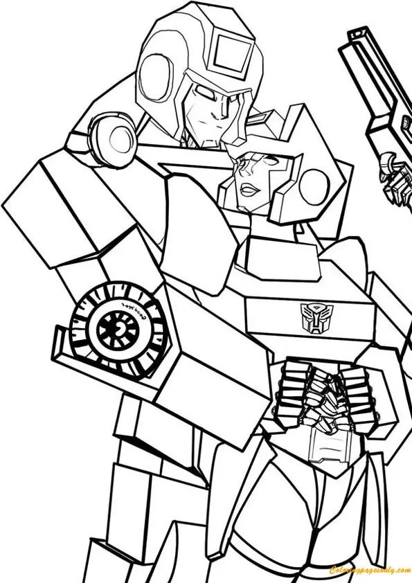 Çocuklar İçin Transformers Boyama Sayfaları 