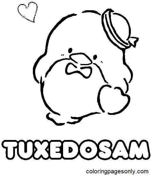 Çocuklar İçin Tuxedo Boyama Sayfaları 