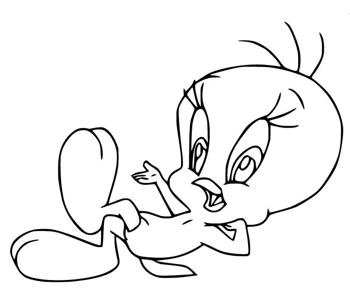 Çocuklar İçin Tweety Boyama Sayfaları 