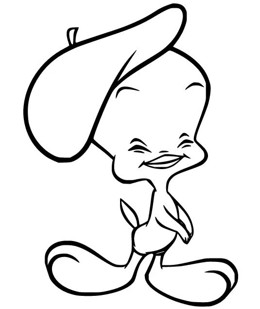 Çocuklar İçin Tweety Boyama Sayfaları 