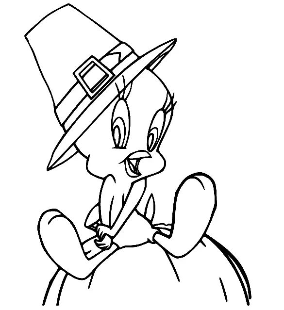 Çocuklar İçin Tweety Boyama Sayfaları 