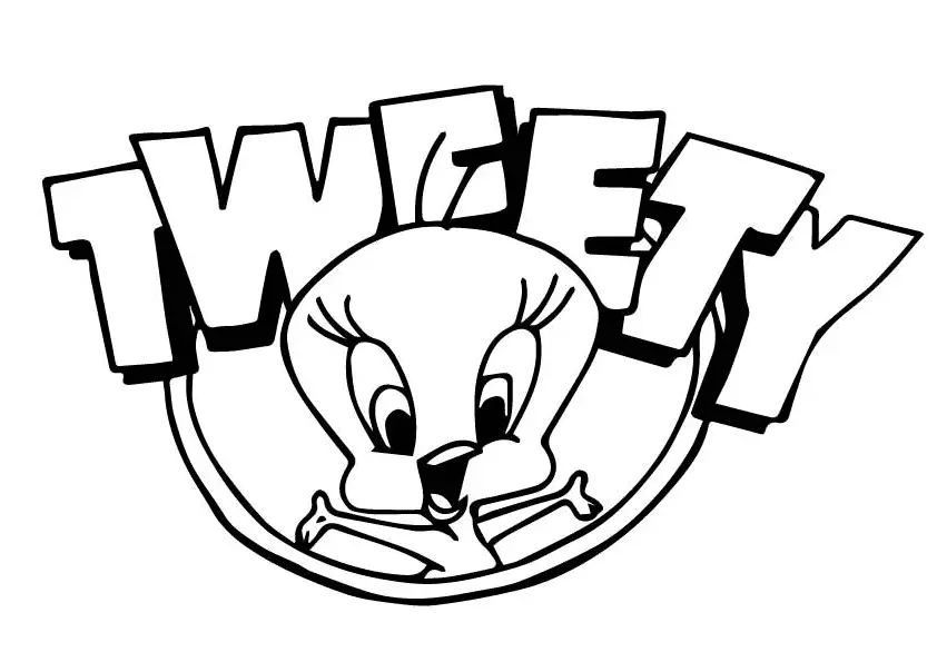 Çocuklar İçin Tweety Boyama Sayfaları 