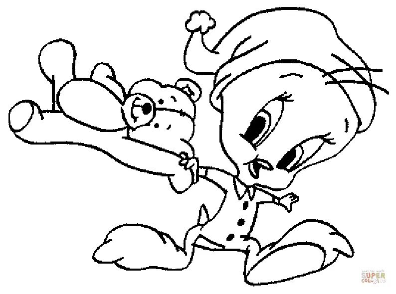 Çocuklar İçin Tweety Boyama Sayfaları 