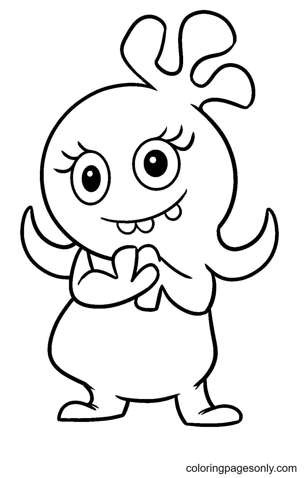 Çocuklar İçin Uglydolls Boyama Sayfaları 