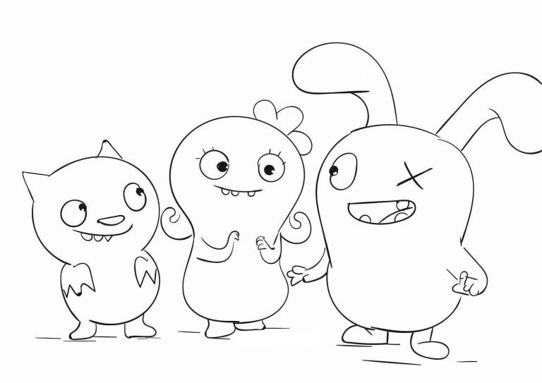 Çocuklar İçin Uglydolls Boyama Sayfaları 