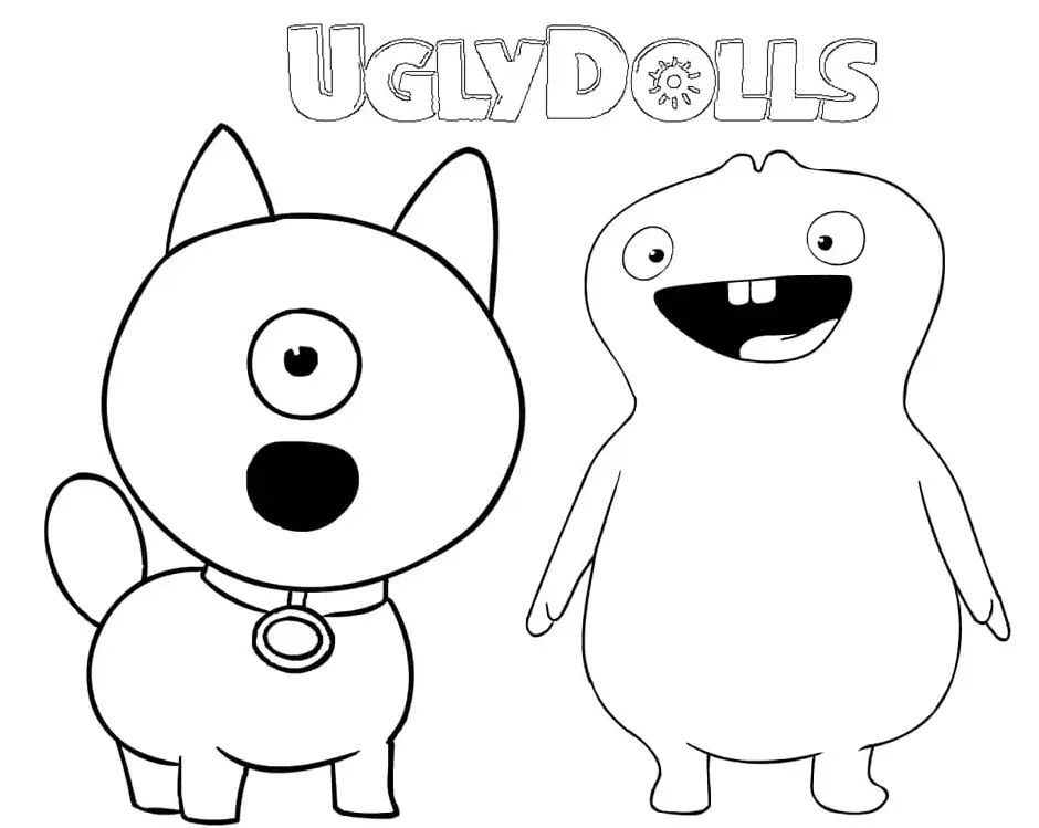 Çocuklar İçin Uglydolls Boyama Sayfaları 