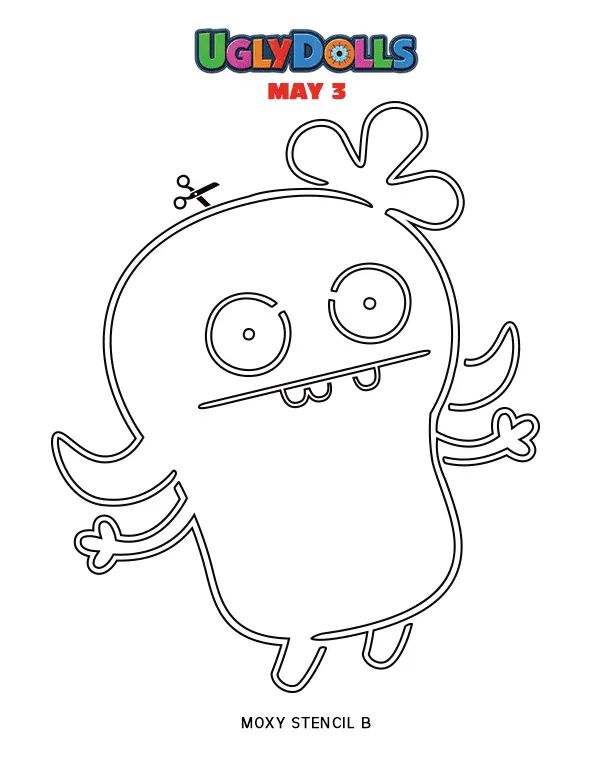 Çocuklar İçin Uglydolls Boyama Sayfaları 