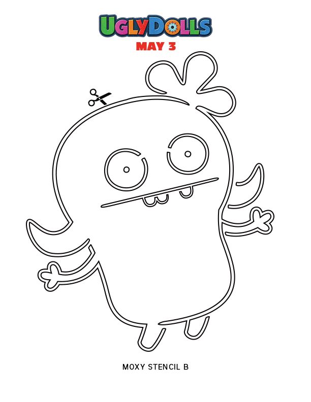 Çocuklar İçin Uglydolls Boyama Sayfaları 