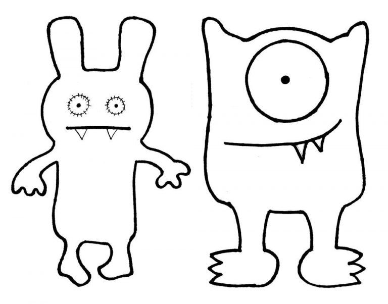 Çocuklar İçin Uglydolls Boyama Sayfaları 