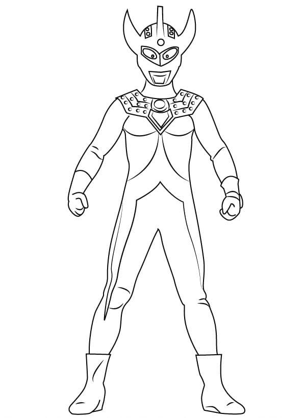 Çocuklar İçin Ultraman Boyama Sayfaları 