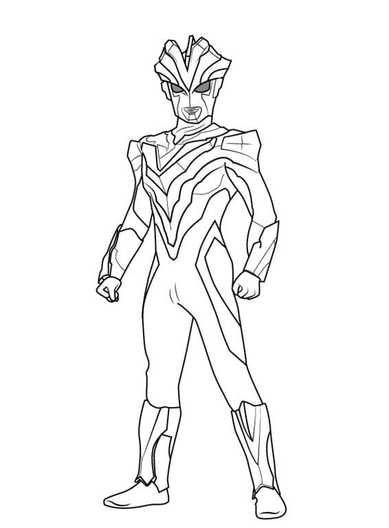 Çocuklar İçin Ultraman Boyama Sayfaları 