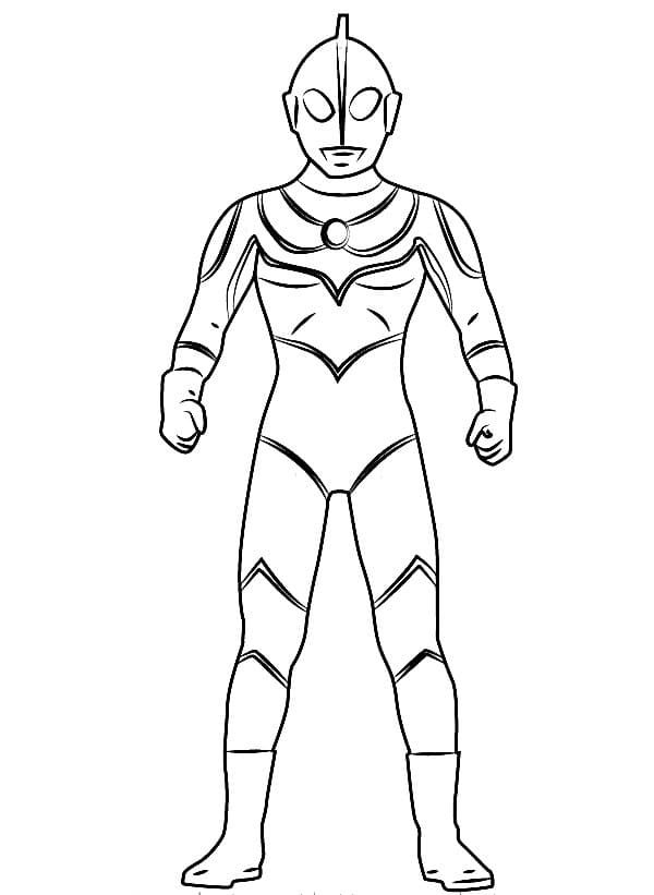 Çocuklar İçin Ultraman Boyama Sayfaları 