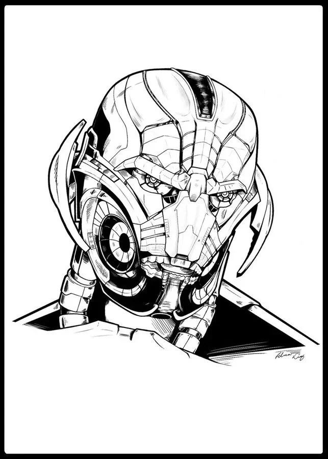 Çocuklar İçin Ultron Boyama Sayfaları 
