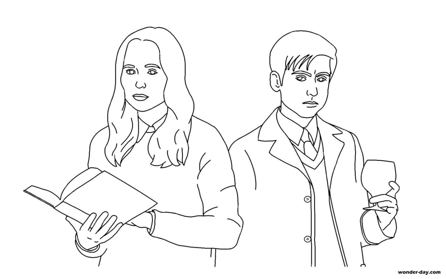 Çocuklar İçin Umbrella Academy Boyama Sayfaları 