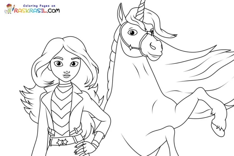 Çocuklar İçin Unicorn Academy Boyama Sayfaları 