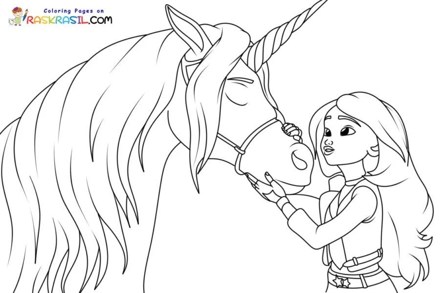 Çocuklar İçin Unicorn Academy Boyama Sayfaları 