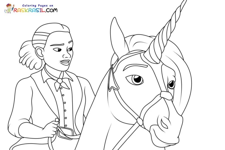 Çocuklar İçin Unicorn Academy Boyama Sayfaları 