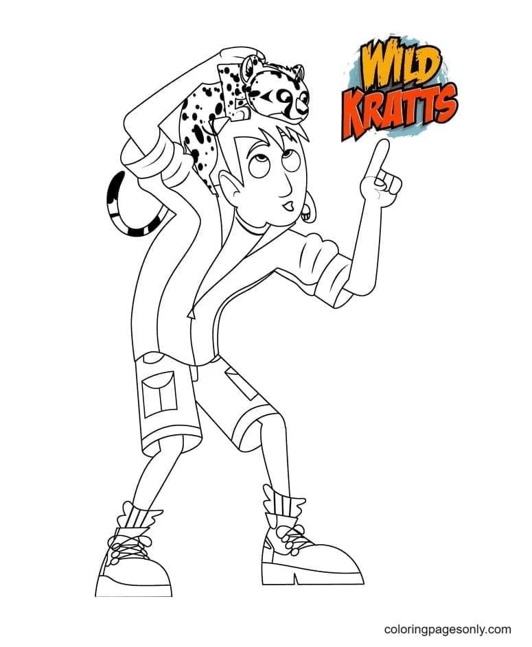Çocuklar İçin Vahşi Kratts Boyama Sayfaları 