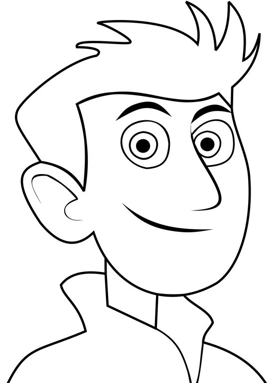 Çocuklar İçin Vahşi Kratts Boyama Sayfaları 