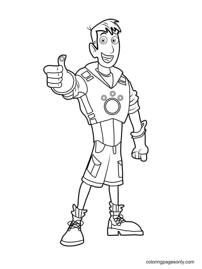 Çocuklar İçin Vahşi Kratts Boyama Sayfaları 