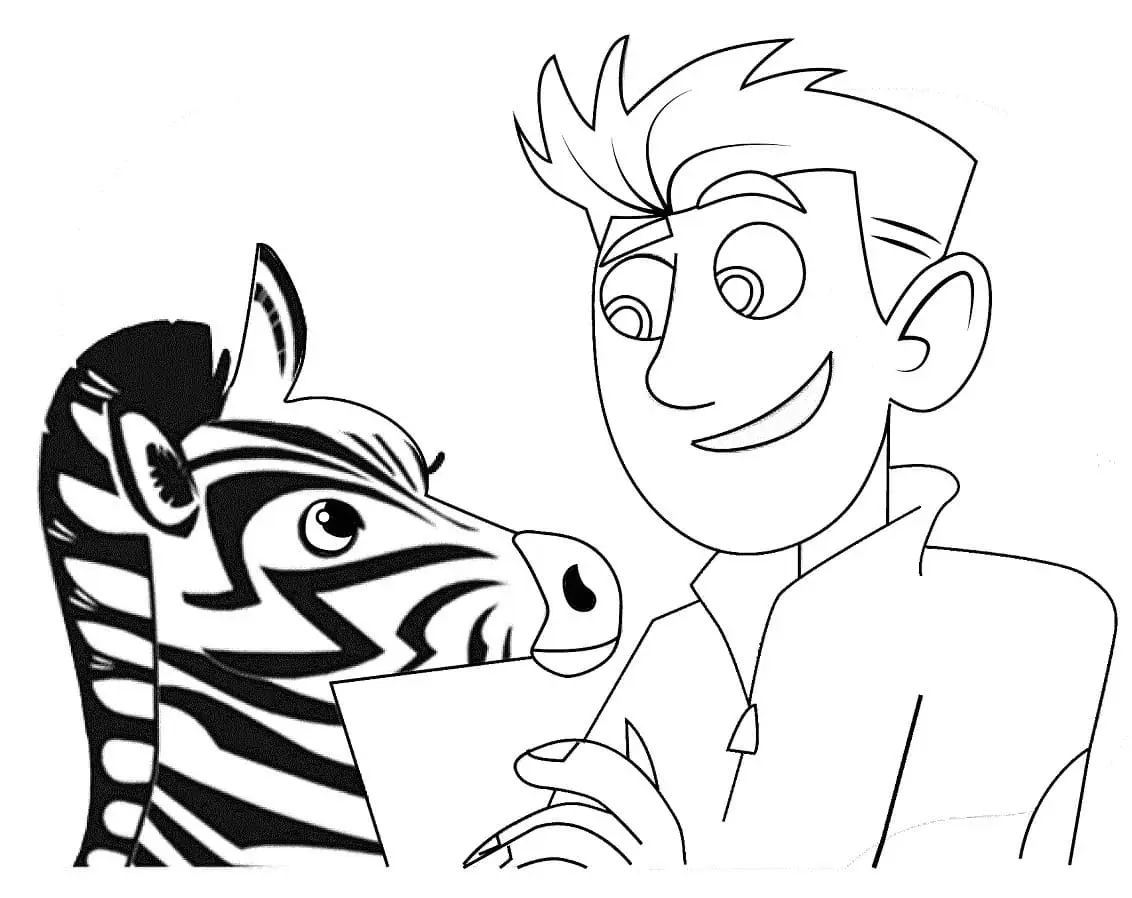 Çocuklar İçin Vahşi Kratts Boyama Sayfaları 
