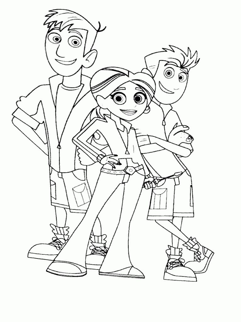 Çocuklar İçin Vahşi Kratts Boyama Sayfaları 