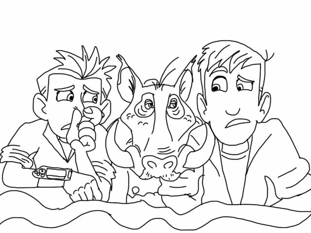 Çocuklar İçin Vahşi Kratts Boyama Sayfaları 