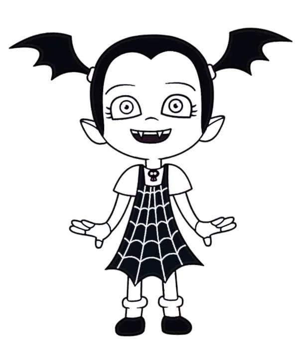 Çocuklar İçin Vampirina Boyama Sayfaları 