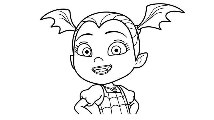 Çocuklar İçin Vampirina Boyama Sayfaları 