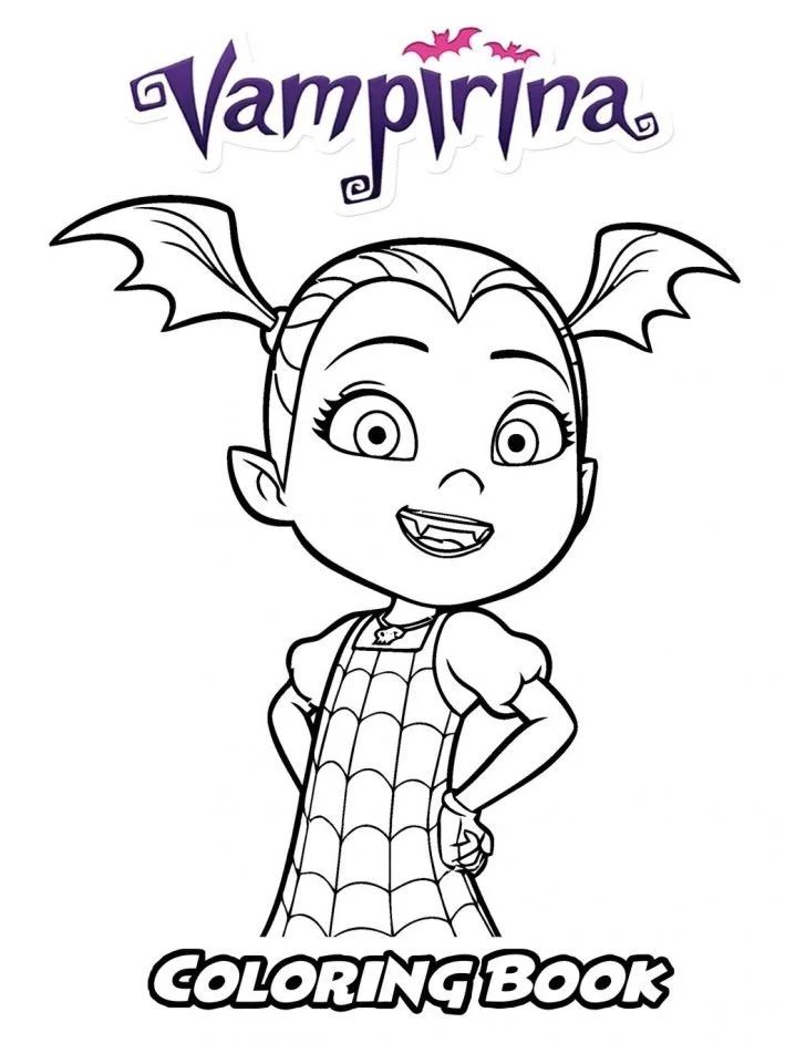 Çocuklar İçin Vampirina Boyama Sayfaları 