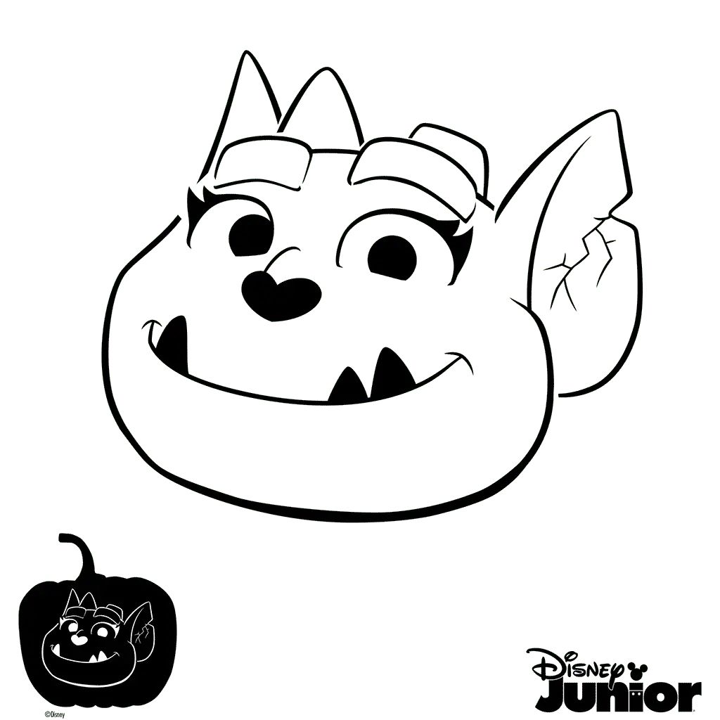 Çocuklar İçin Vampirina Boyama Sayfaları 