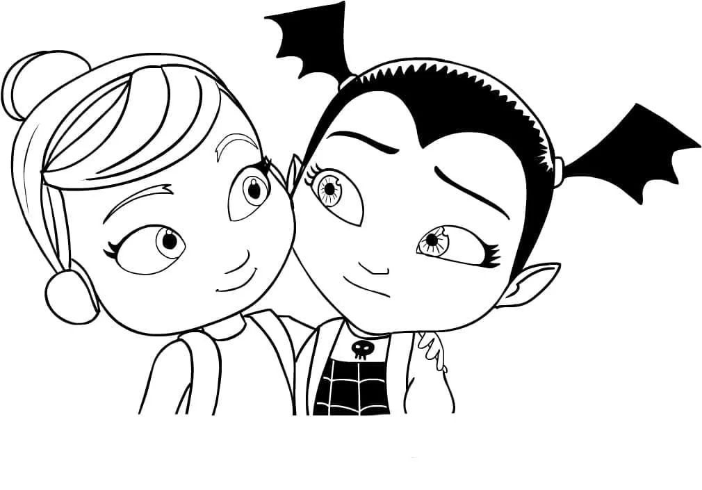 Çocuklar İçin Vampirina Boyama Sayfaları 