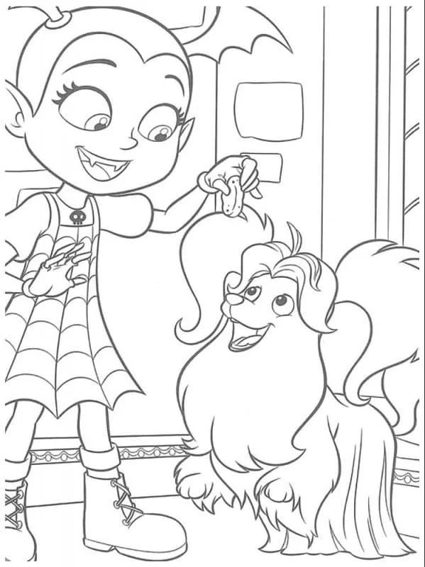 Çocuklar İçin Vampirina Boyama Sayfaları 