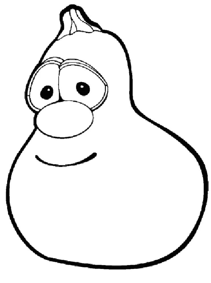 Çocuklar İçin Veggietales Boyama Sayfaları 