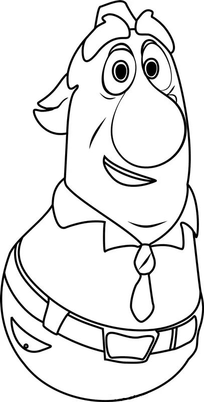 Çocuklar İçin Veggietales Boyama Sayfaları 