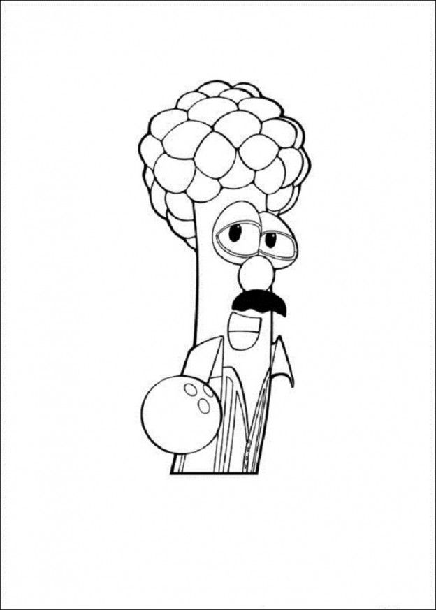 Çocuklar İçin Veggietales Boyama Sayfaları 