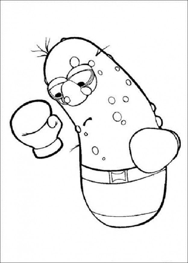 Çocuklar İçin Veggietales Boyama Sayfaları 