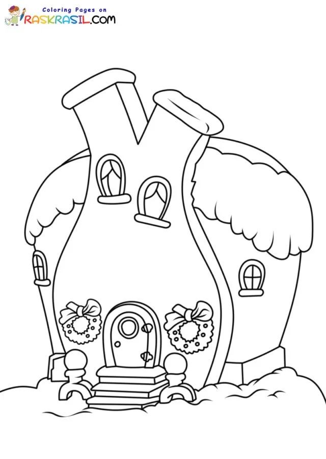 Çocuklar İçin Whoville Boyama Sayfaları 