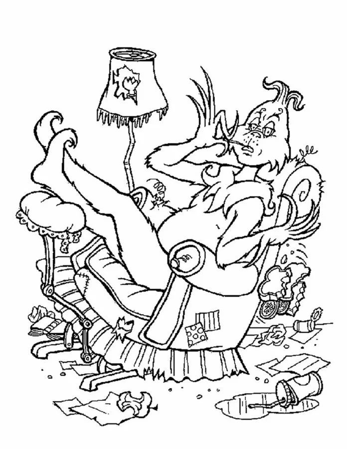 Çocuklar İçin Whoville Boyama Sayfaları 